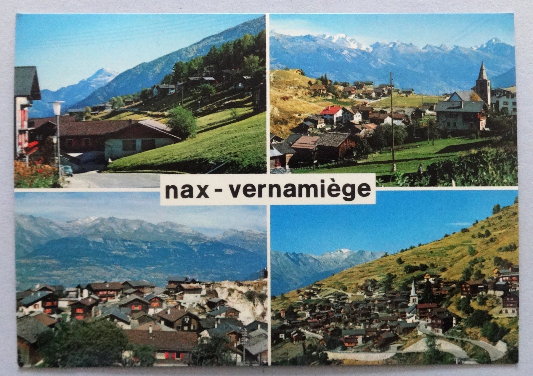 Ansichtskarten: Nax - Vernamiège – Defekt aus Fétigny von Billy2miny
