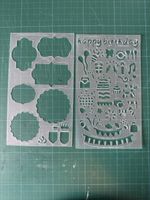 Schablonen Set Bullet Journal DIY 8 Stueck neu