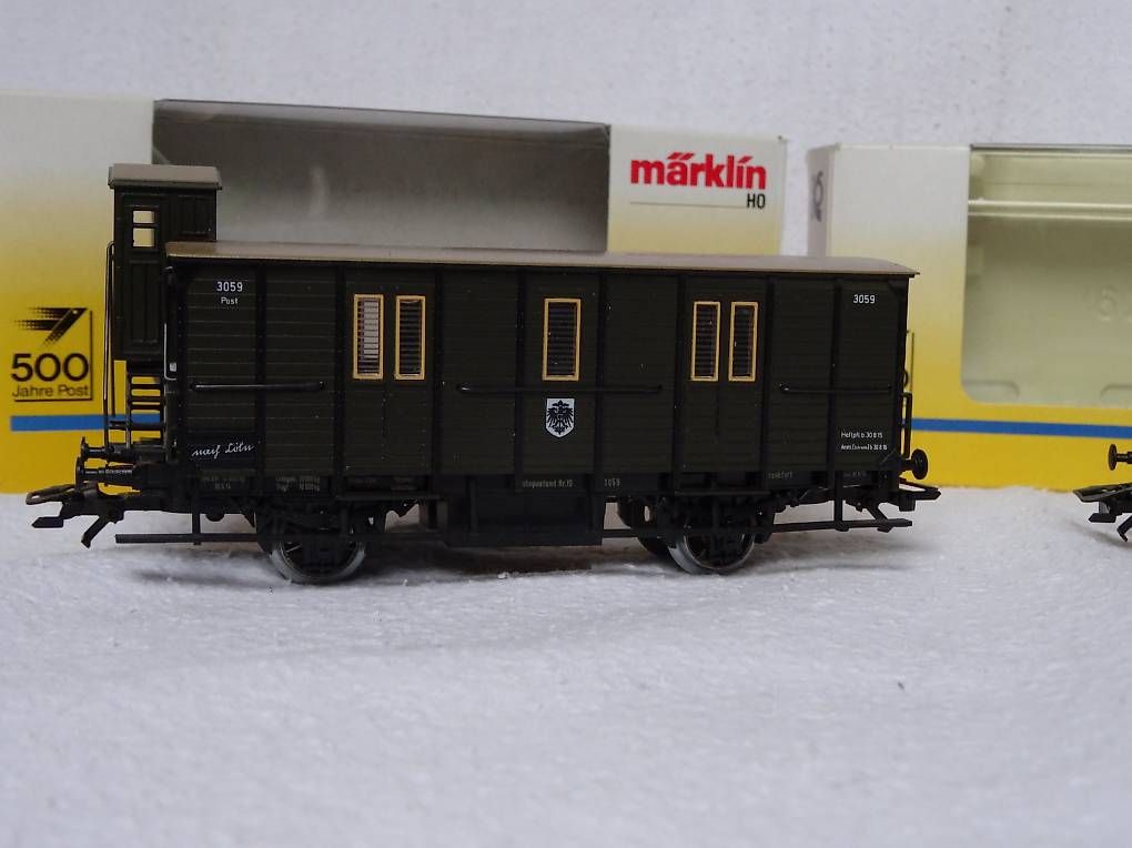 Modellini di ferrovie: Sonderwagen Set Deutsche Post – Usato da Riken AG venduto da Heizer56 2