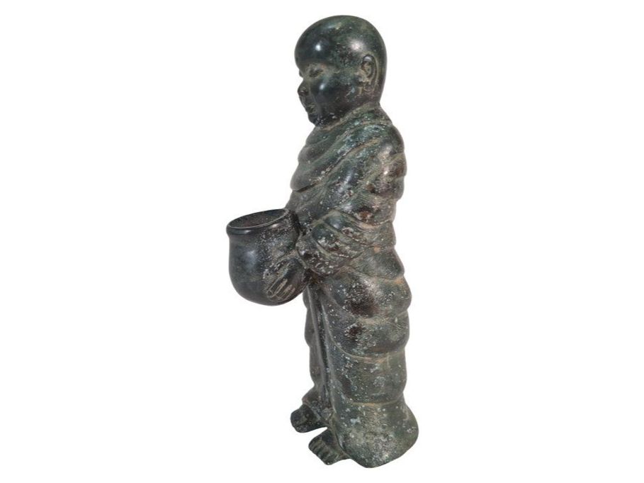 Sculture & Statue: Buddhistische Mönchsfigur mit Topf – Usato da Wil SG venduto da Restwert_Wil 1