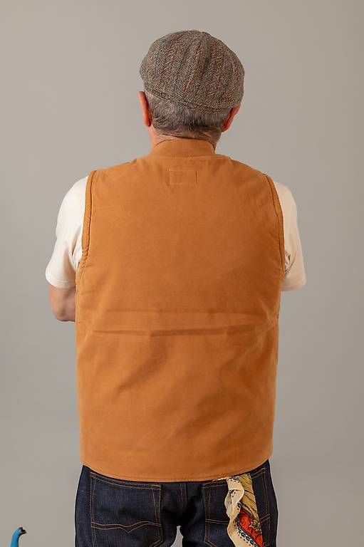 Gilet & Giacche: Hen's Teeth PADDED CANVAS VEST – Nuovo e nell'imballaggio originale da Goldau venduto da locherrogerio 3
