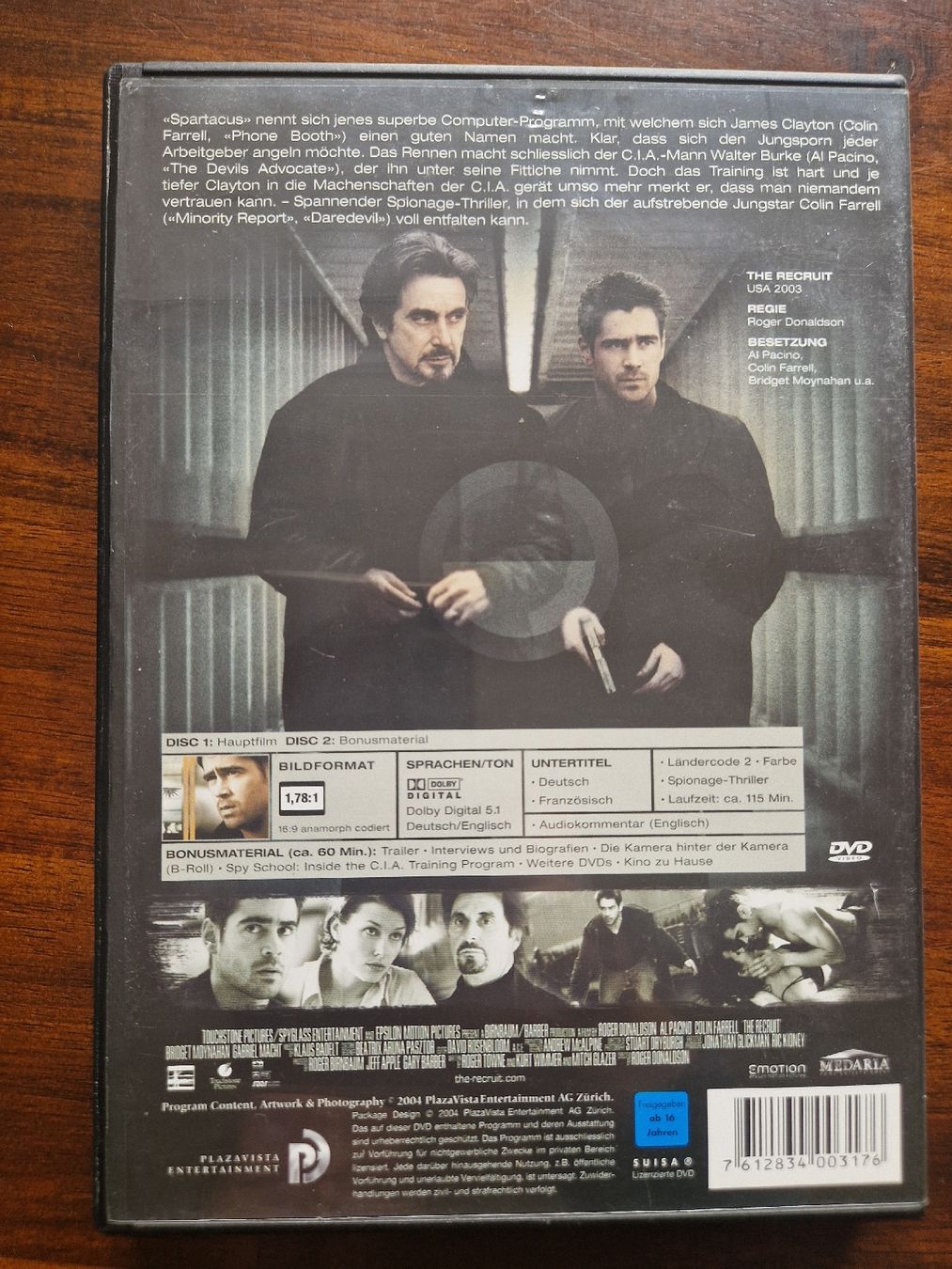 Tutti i DVDs: DVD The Recruit – Usato da Emmenbrücke venduto da alexa1983 1