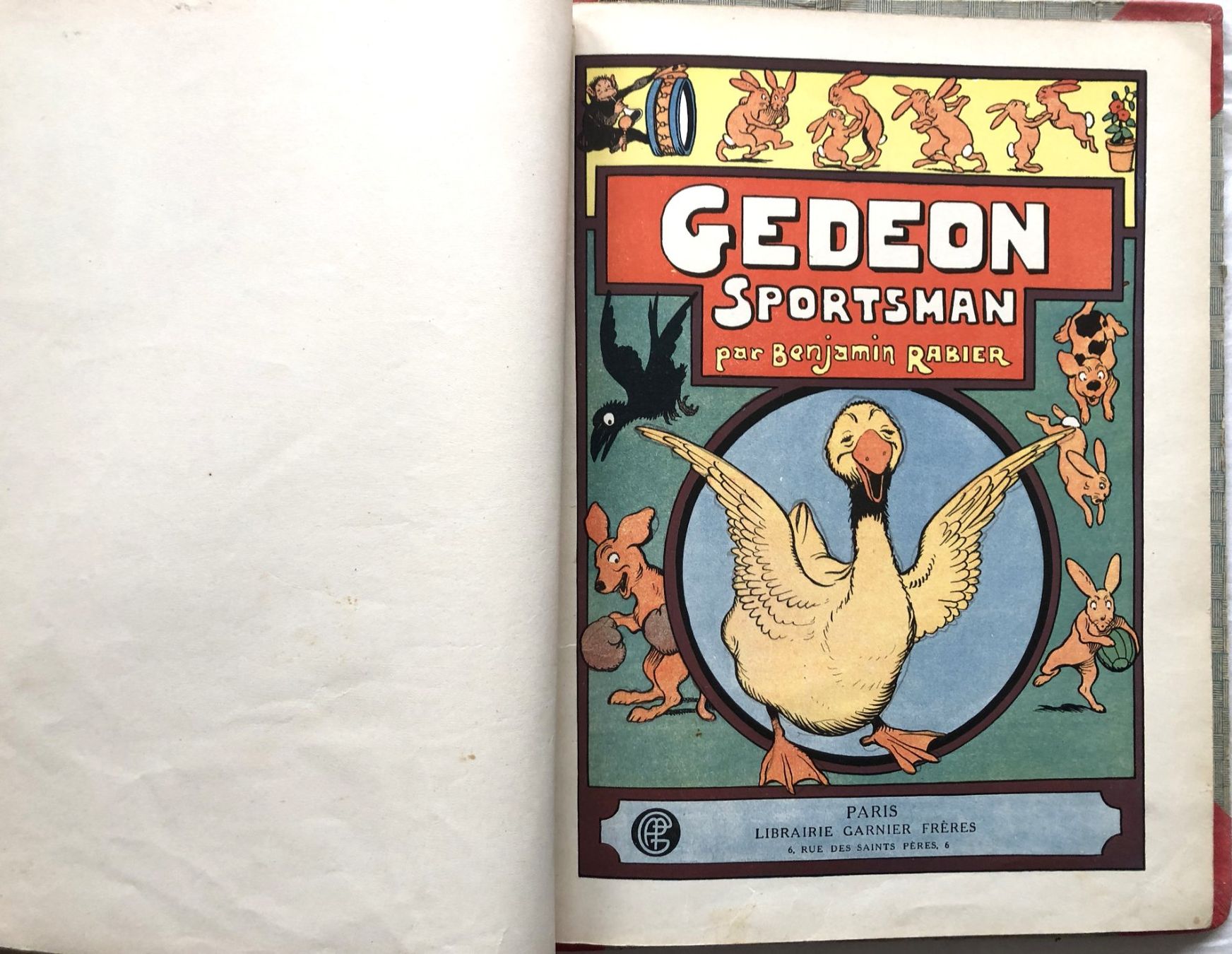 Libri: GEDEON SPORTSMAN par Benjamin Rabier - Réedition – Usato da Schaffhausen venduto da durruti 3