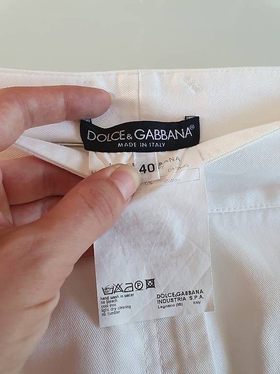 Dolce & Gabbana Röcke: Jupe mi-longue Dolce & Gabbana, blanc – Gebraucht aus Grand-Lancy von kri_qk5y 2