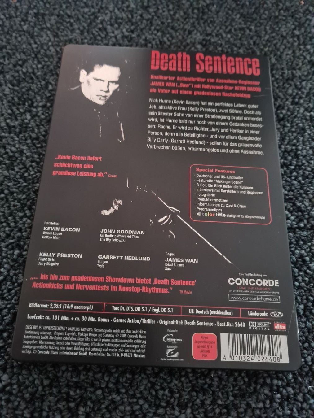 Tutti i DVDs: DEATH SENTENCE(6090) – Usato da Ruswil venduto da Ruck.Zuck. 1