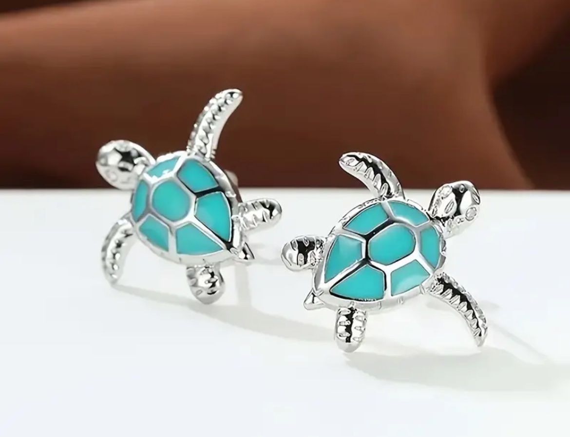 Orecchini pendenti & Orecchini a lobo: Schildkröte Ohrstecker – Nuovo e nell'imballaggio originale da Gams venduto da Mariawicca