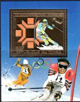 TCHAD GEDENKBLOCK OLYMPISCHE WINTERSPIELE SARAJEVO 1984 **