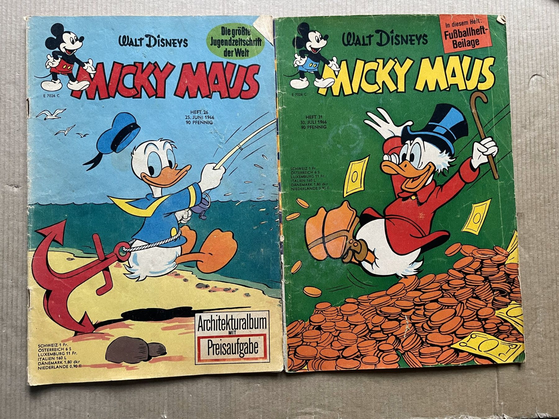 BD: Micky Maus 1966, 2 Heft – D'occasion à Pratteln par 66werni
