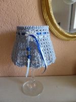 Deko Wein Glas Windlicht Lämpli