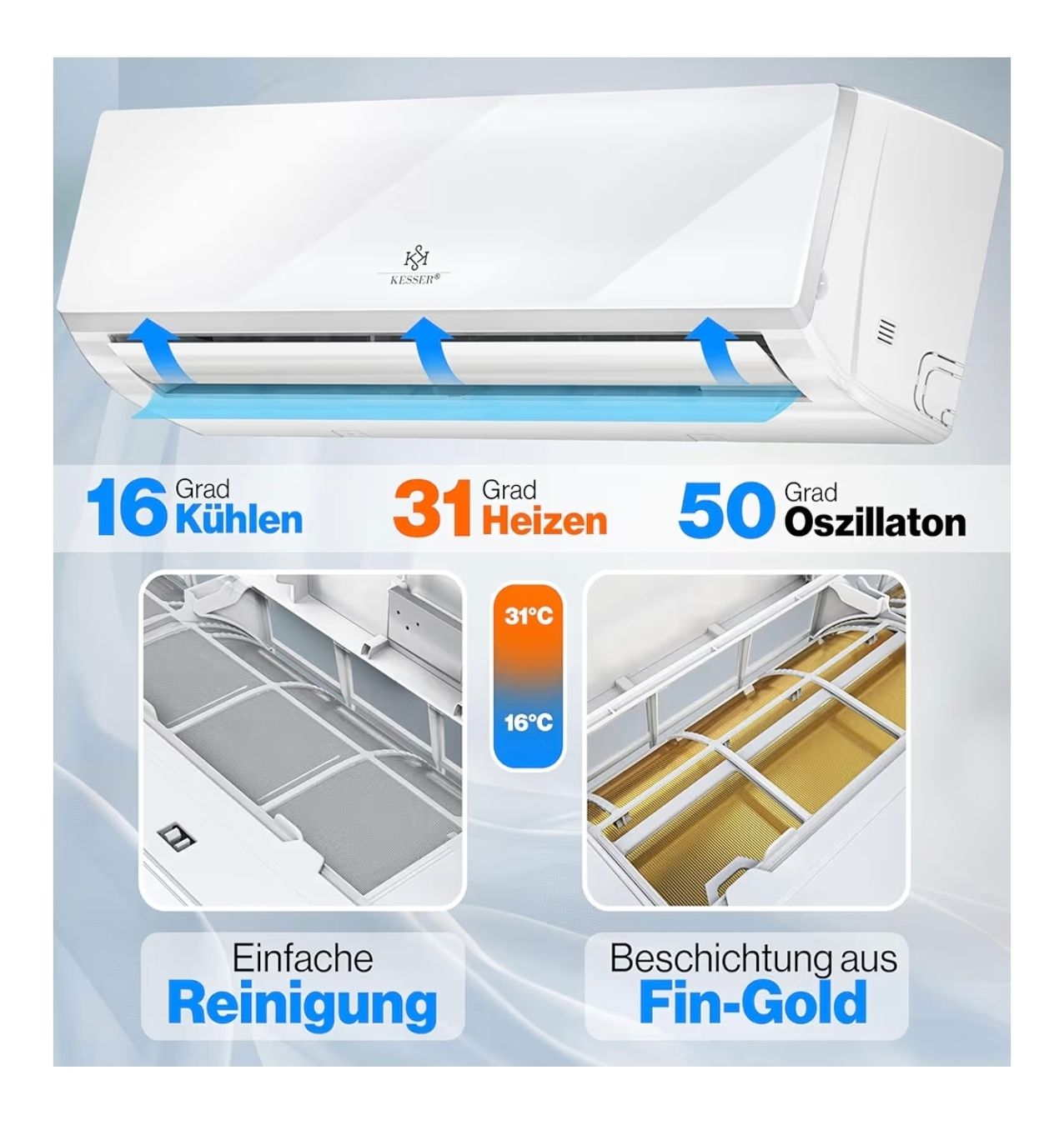 Klimageräte: KESSER Split Klimaanlage mit Aussengerät – Neu (gemäss Beschreibung) aus Schaffhausen von ale_9lgd 3