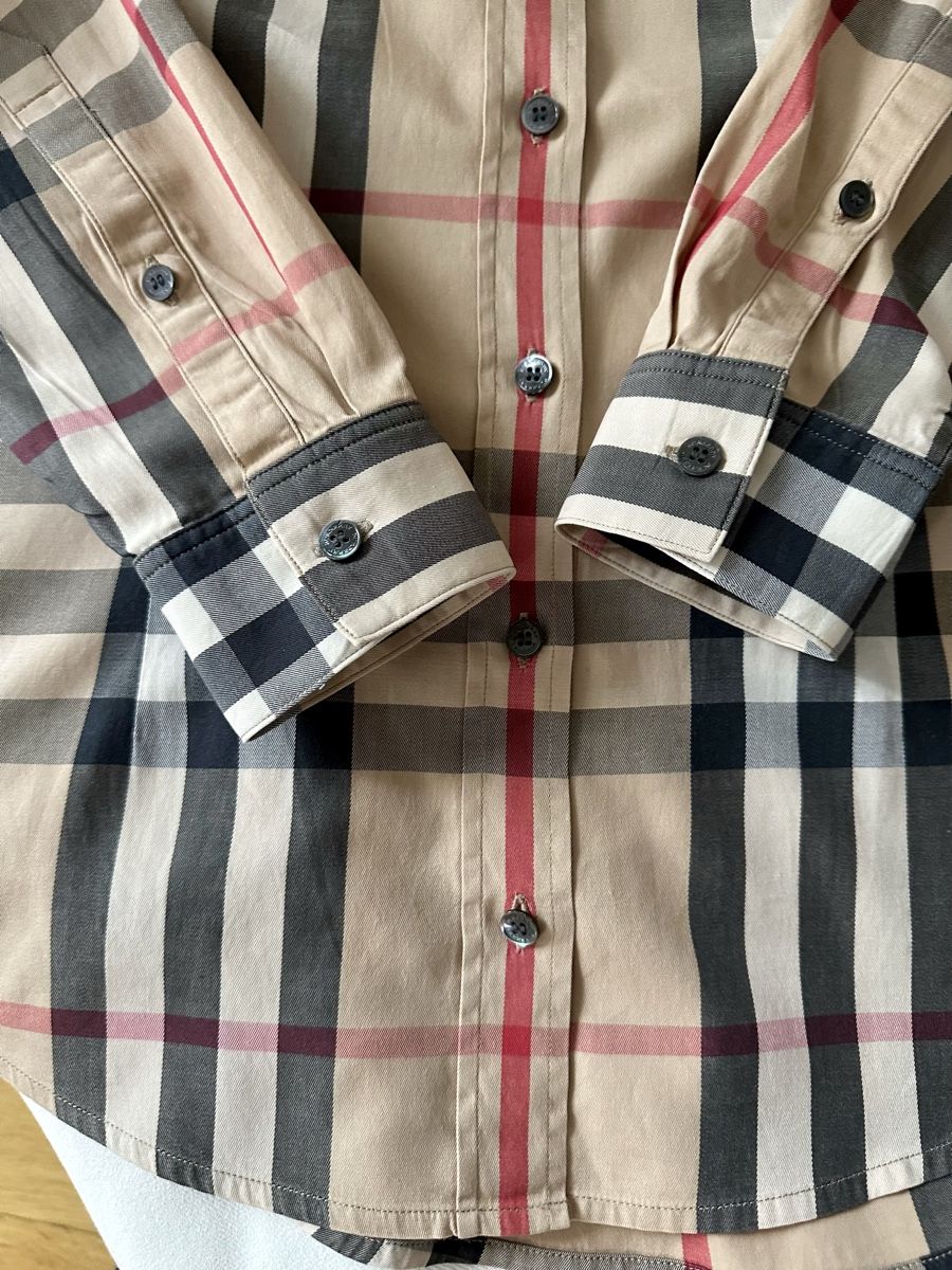 Burberry Blusen: Burberry Brit Beige Nova Check Button Front Shirt – Gebraucht aus Zollikon von _M65_ 5