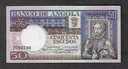 Angola  50 Escudos  1973  Ungebraucht  99 %