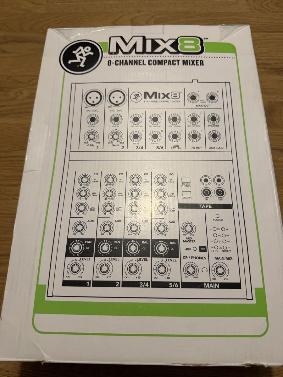 Console di mixaggio: 8-Channel Mischpult neu !! – Nuovo (secondo la descrizione) da Othmarsingen venduto da Huschel3 1