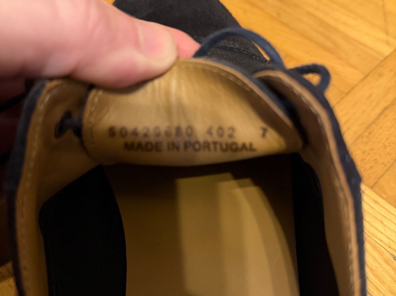 Hugo Boss Herrenschuhe: Hugo Boss Schuhe, Wildleder, Blau, Gr. 7 – Gebraucht aus bioggio von lenny023 4