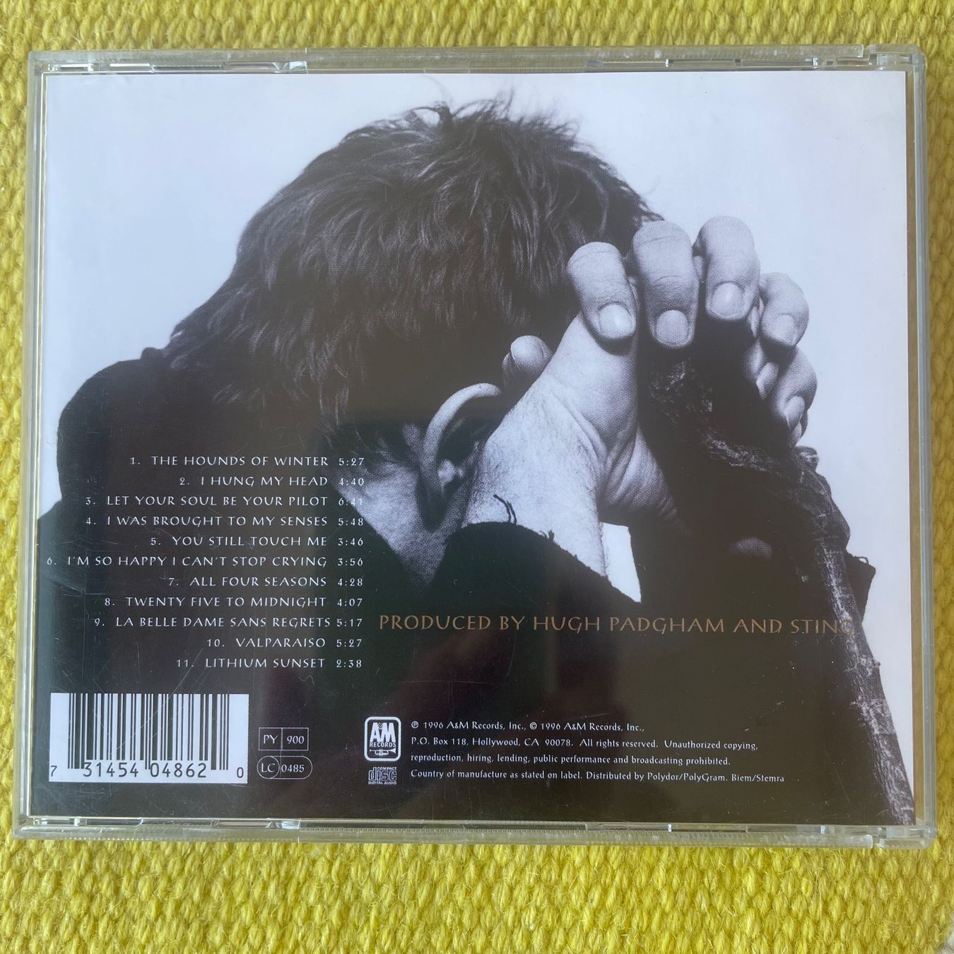 CDs: STING-MERCURY FALLING – Gebraucht aus Rorschacherberg von CD-Roli 1