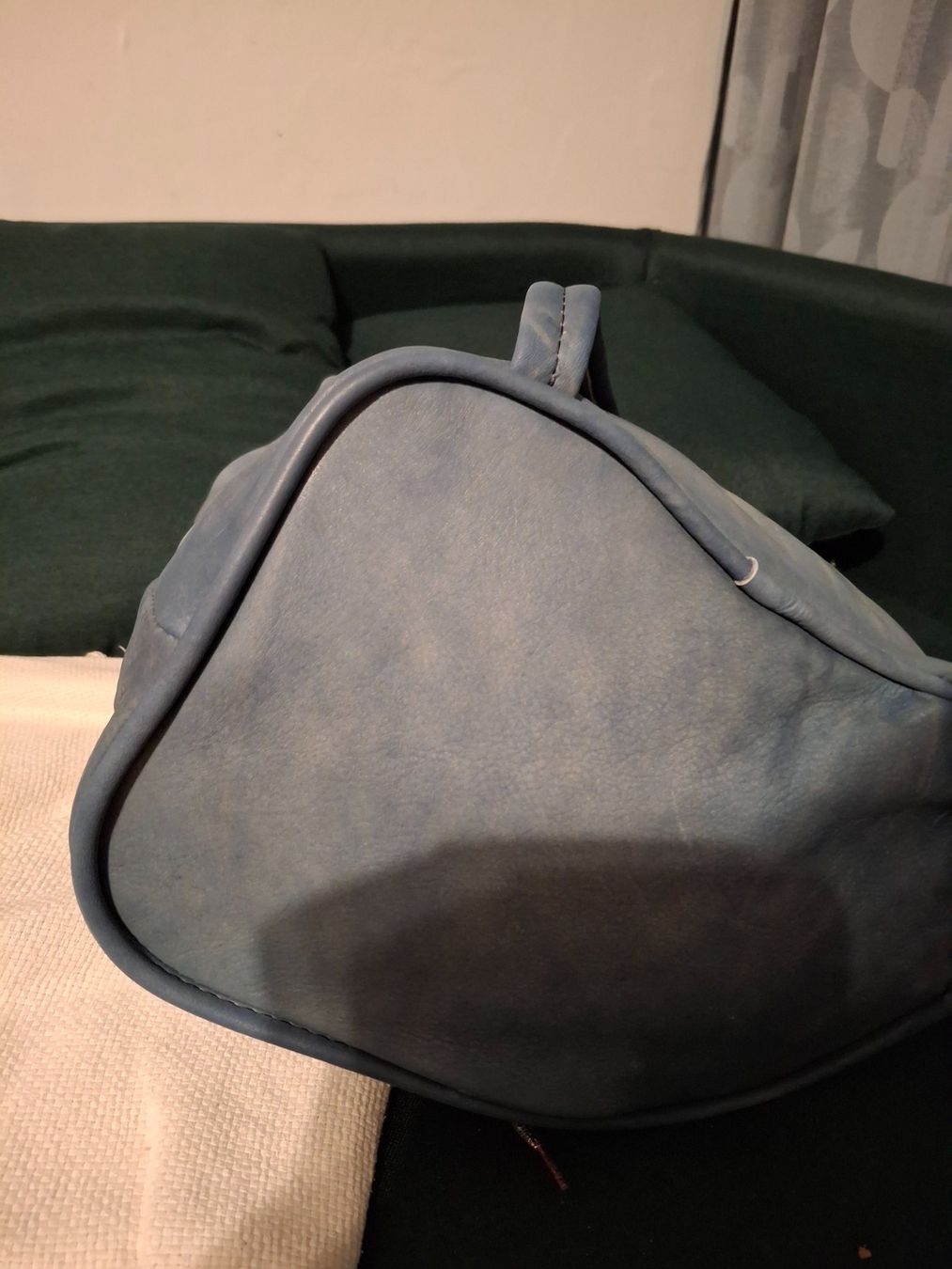 Zaini: Rucksack / Daypack aus Leder in schönem Hellblau – Nuovo (secondo la descrizione) da Bellikon venduto da MellonCollieMitTwint 3
