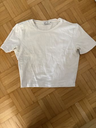 Weisses tshirt zara