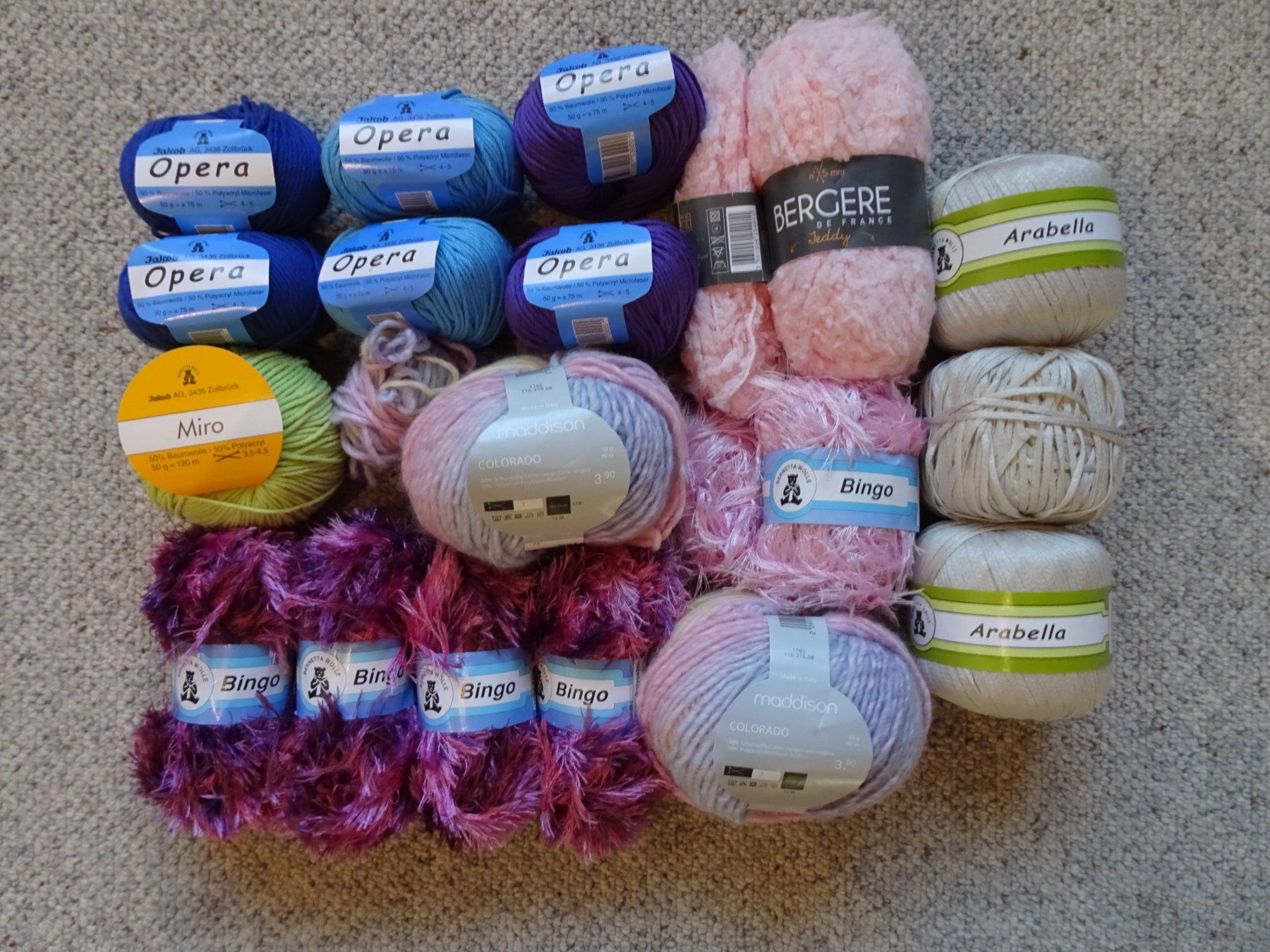 Lang Yarns Lana: Wollpaket mit hochwertigem Garn – Nuovo (secondo la descrizione) da Oberwangen b. Bern venduto da est_d8gf 2