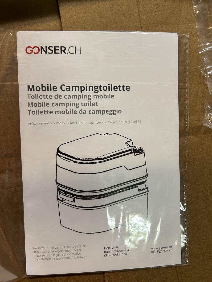 WC: Camping Wc – Neu und originalverpackt aus Rorschach von Scout 5