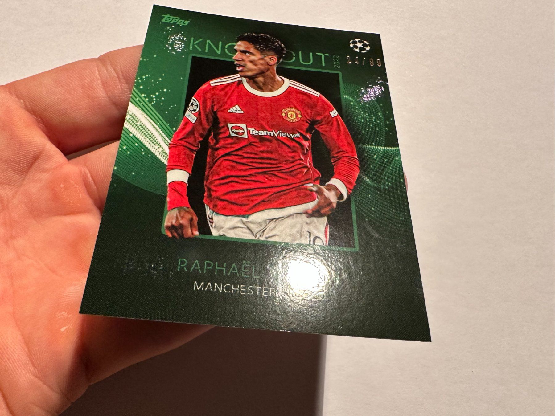 Panini Carte collezionabili: 2022 Topps Knockout Raphael Varane /99 – Usato da Hagendorn venduto da Pokecollectorch 1