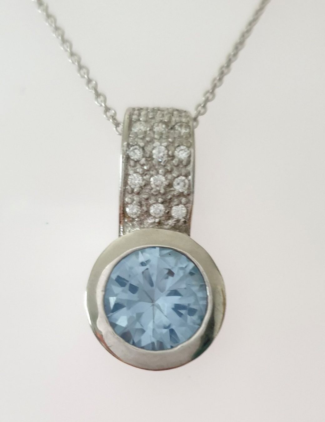 Ciondoli: Silber925 Aquamarin Anhänger - NEU – Nuovo e nell'imballaggio originale da Uetikon am See venduto da Coralreef 3