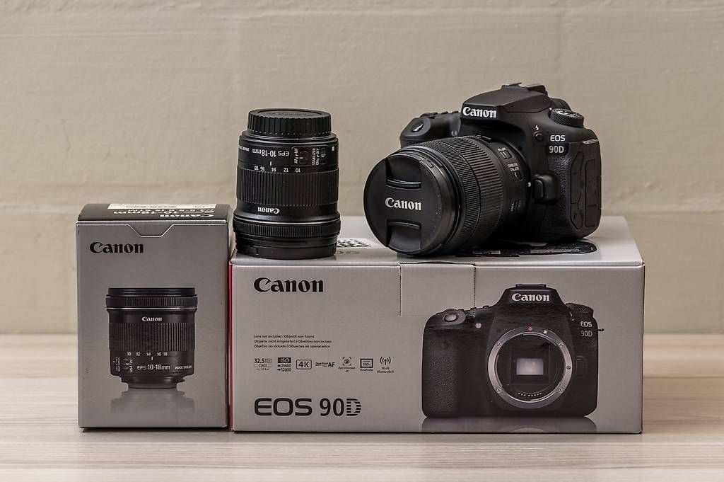 Canon Fotocamera: Canon EOS 90D mit EF-S 10-18mm & 18-135mm – Usato da Russikon venduto da strope01