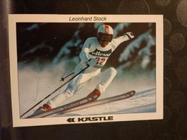 Leonard Stock - handsignierte Autogrammkarte