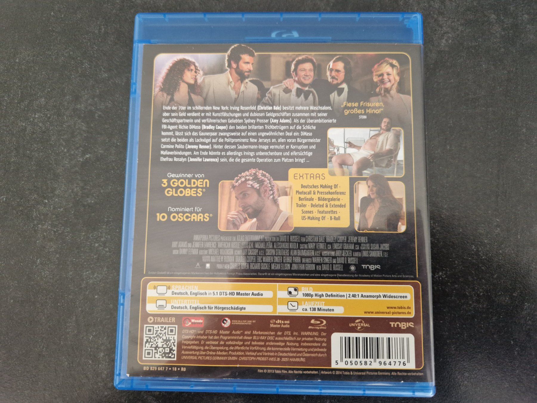 Tutti i DVDs: American Hustle Blu-Ray Topzustand – Usato da Buchs SG venduto da Herc01 2