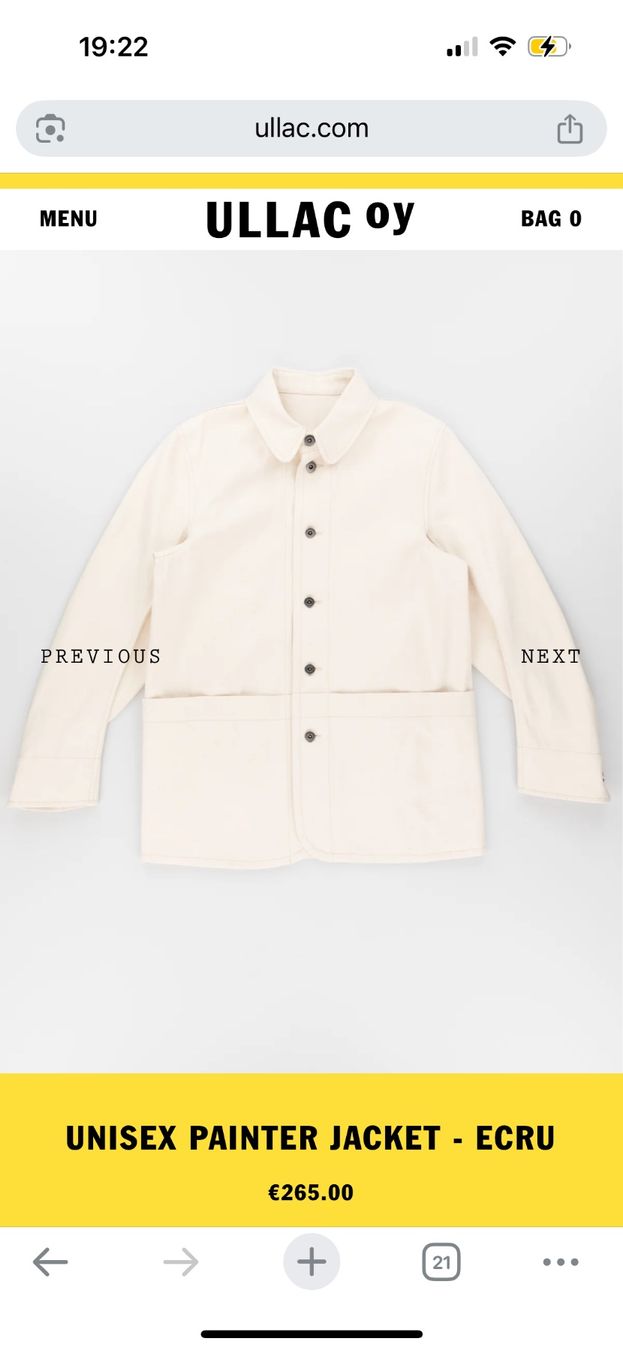 Giacche: ULLAC OY unisex painter jacket – Usato da Fribourg venduto da mariedw 5
