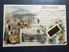 Suchard  Litho AK Luzern gel. 1998