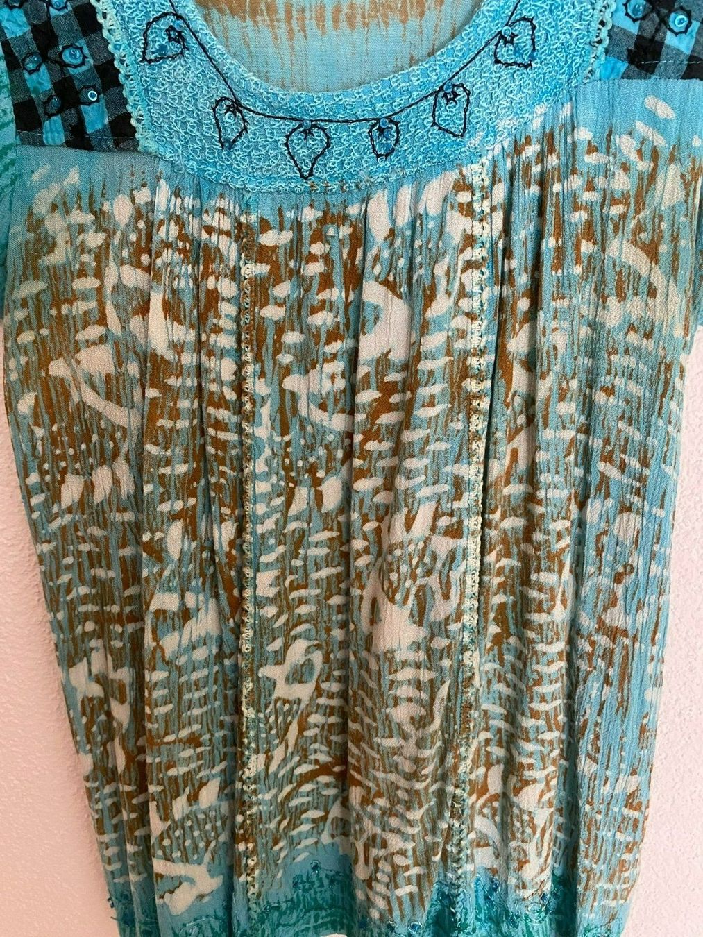 Blusen: Orientalische Kurzarm Bluse,Damen – Gebraucht aus Meienried von  3