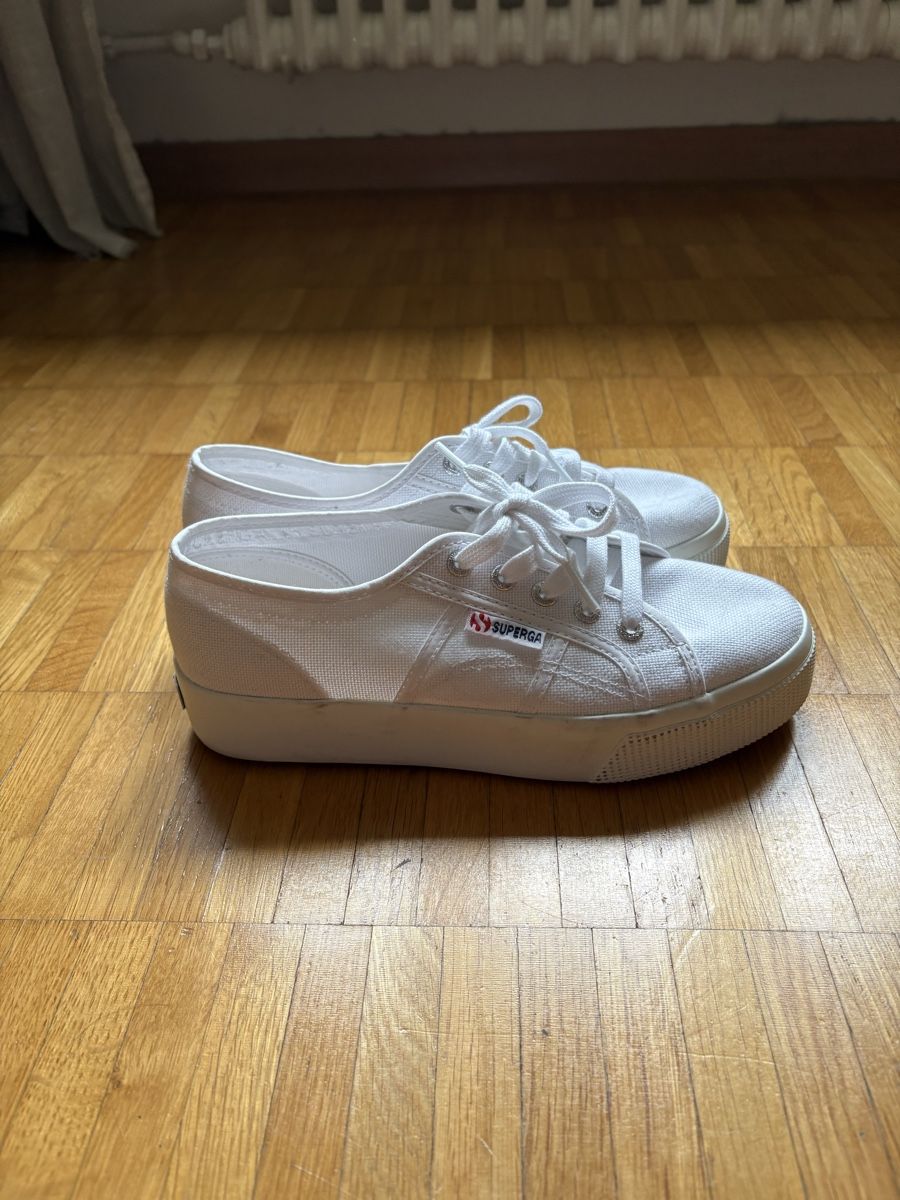 Superga Scarpe da uomo: Superga 2740 PLATFORM UNISEX - Trainers - white – Nuovo (secondo la descrizione) da Zürich venduto da sar_7hht 3