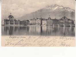Luzern 1903 mit Stabstempel Luzern