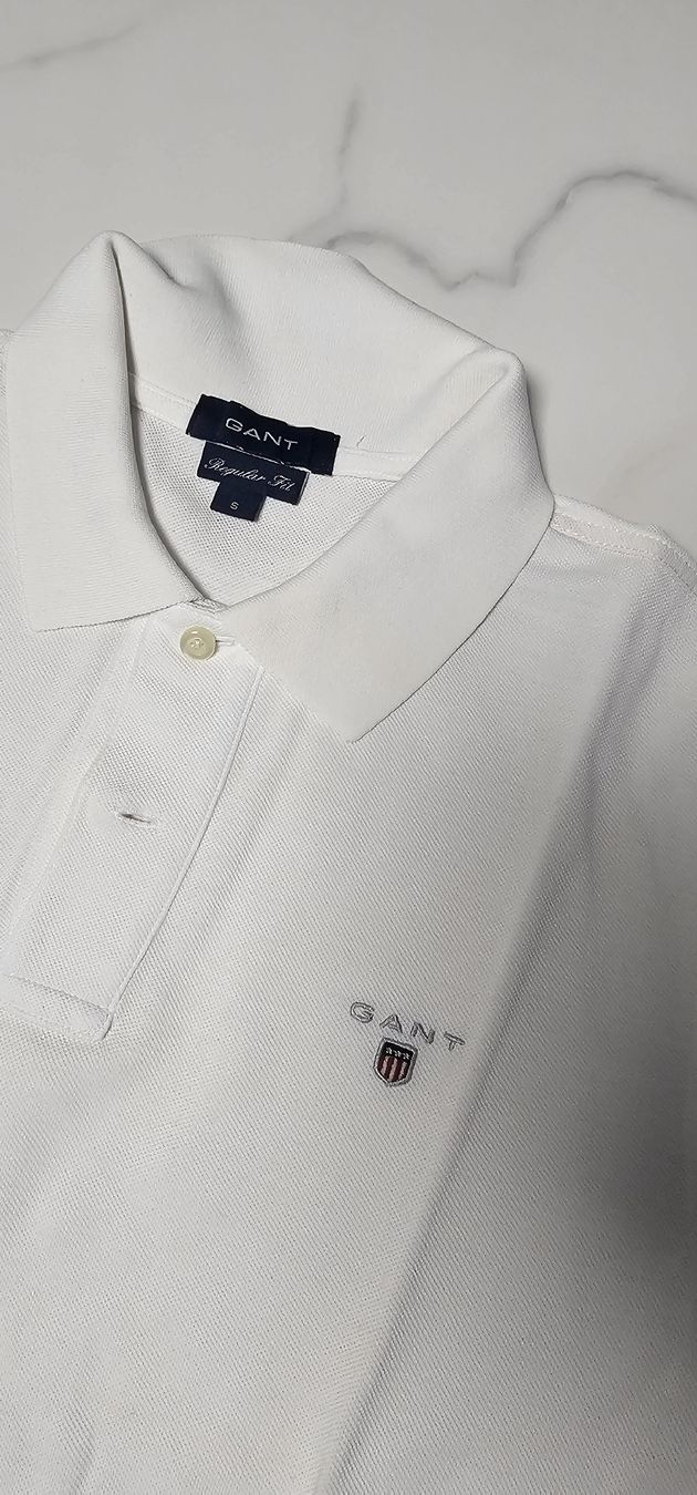 Gant Magliette Polo: Polo Gant blanc homme S – Usato da Collex venduto da Chel1200 1