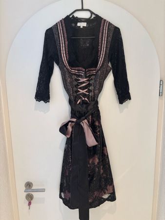 MarJo Dirndl Gr. 38 mit schwarzer Spitzenbluse