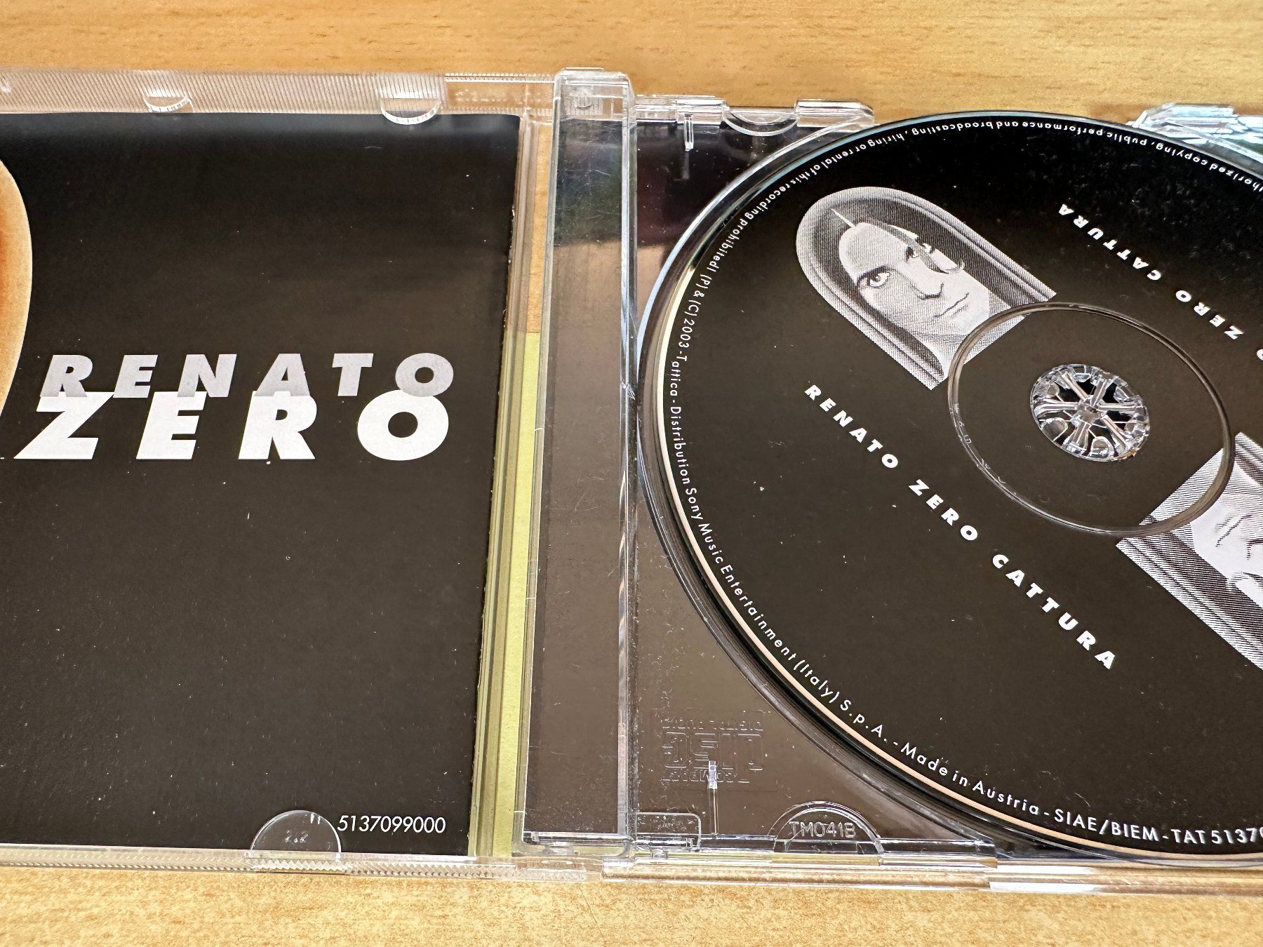 CD: K1 Renato Zero – Cattura – Usato da Rikon im Tösstal venduto da Alpenmutz 2