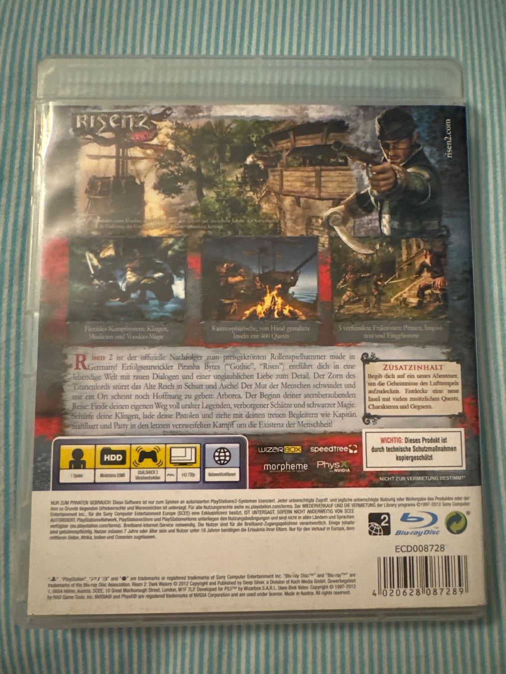 Sony Giochi: Risen 2 Dark Waters PS3 – Usato da Zürich venduto da NW. 1
