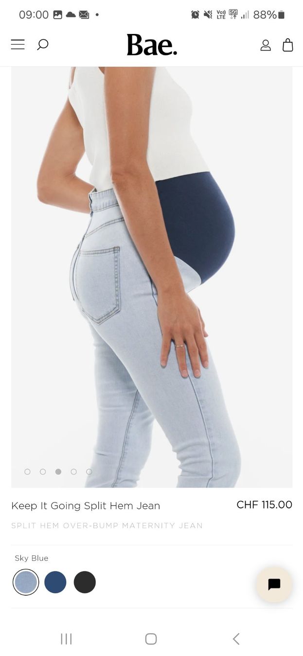Jeans: Umstands Jeans flared, hellblau (neu) – Nuovo e nell'imballaggio originale da Widnau venduto da niccli 2