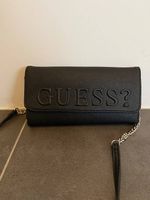 Pochette portefeuille Guess noire avec bandoulière  Neuve