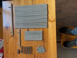 Küchentürgriffe aus Chromstahl