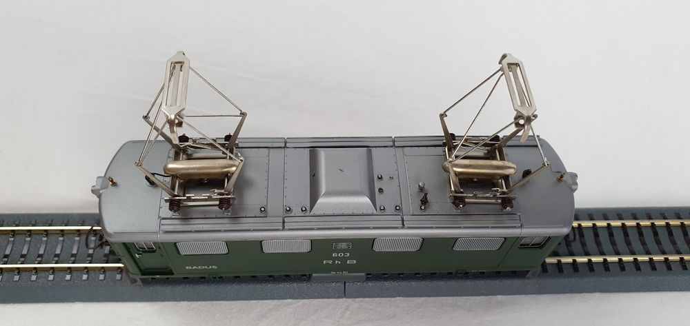 Bemo Modelleisenbahnen: Bemo 1252 115 RhB Ge 4/4 603 "Badus" analog, Ersatzver. – Gebraucht aus Seon von voAllBah 2