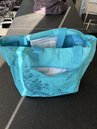 Grosse Shopper Einkaufs- und Strandtasche Türkis - Gebraucht