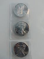 3 x 1 Unze Feinsilber, Liberty 2012