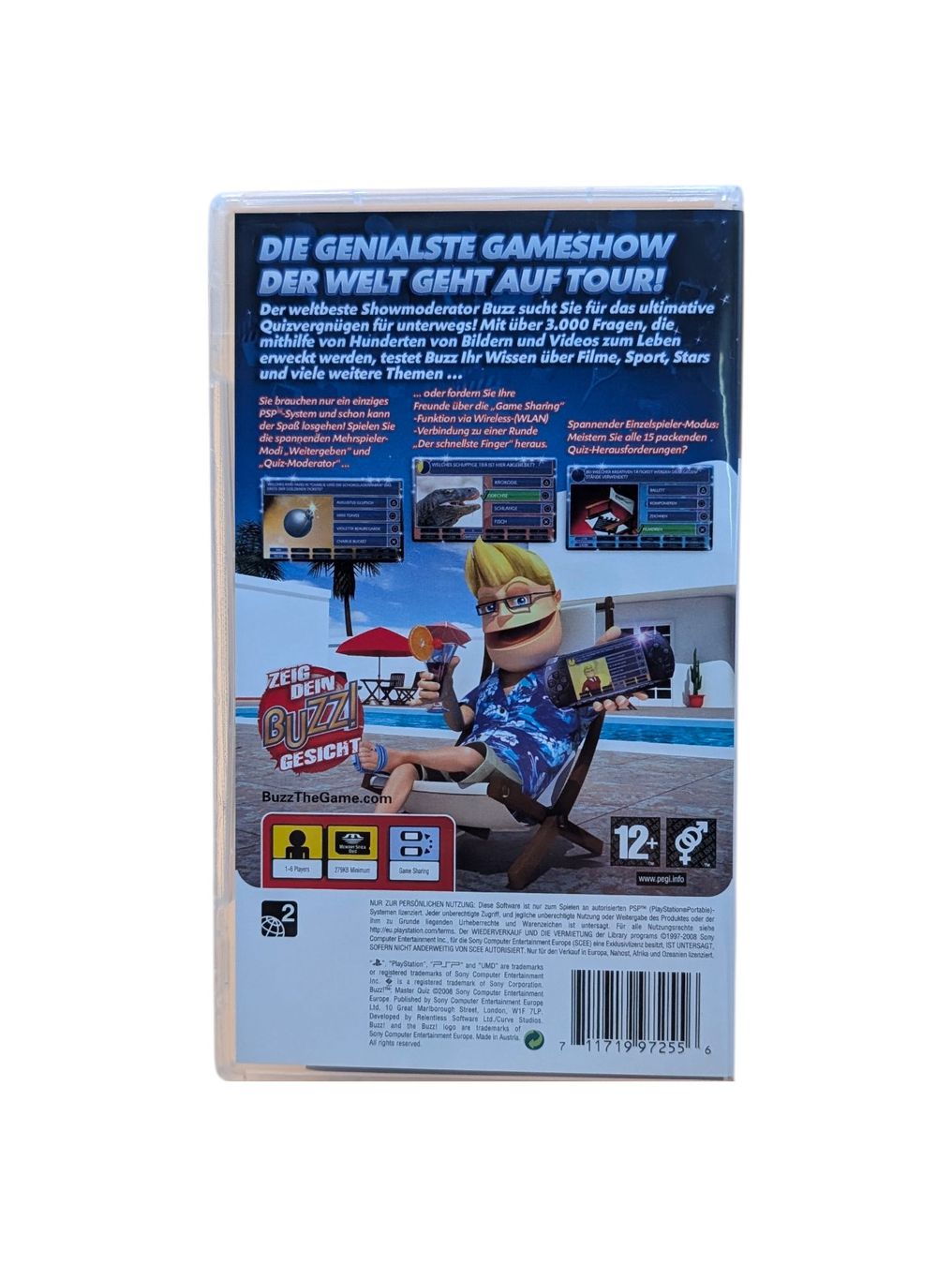 Sony Spiele: Buzz! Master Quiz PSP – Gebraucht aus Domat/Ems von IsseldorsShop 1