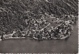 AK Carabietta Lago di Lugano vista aerea 1960