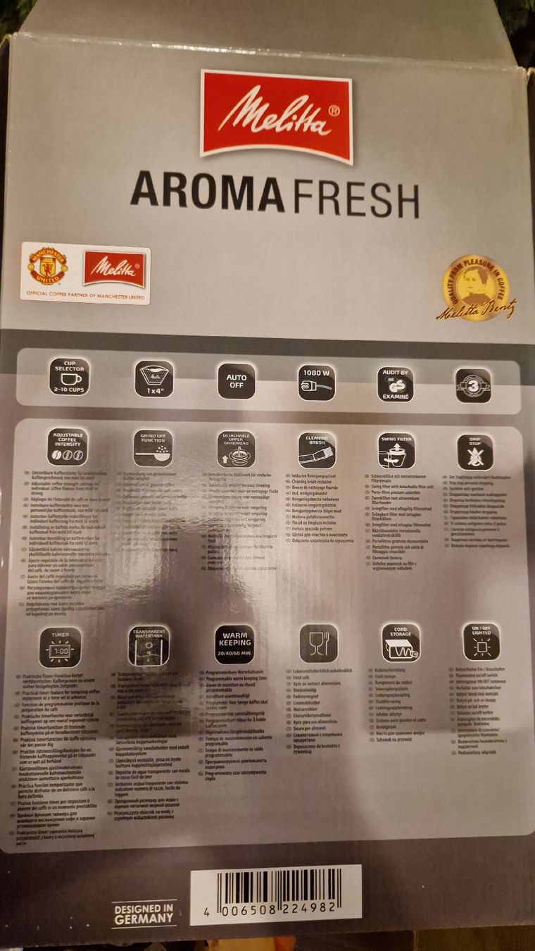 Melitta Kaffeemaschinen & Espressomaschinen: Melitta 1021-01 AromaFresh Filterkaffeemaschine – Gebraucht aus Jona von bele19 1