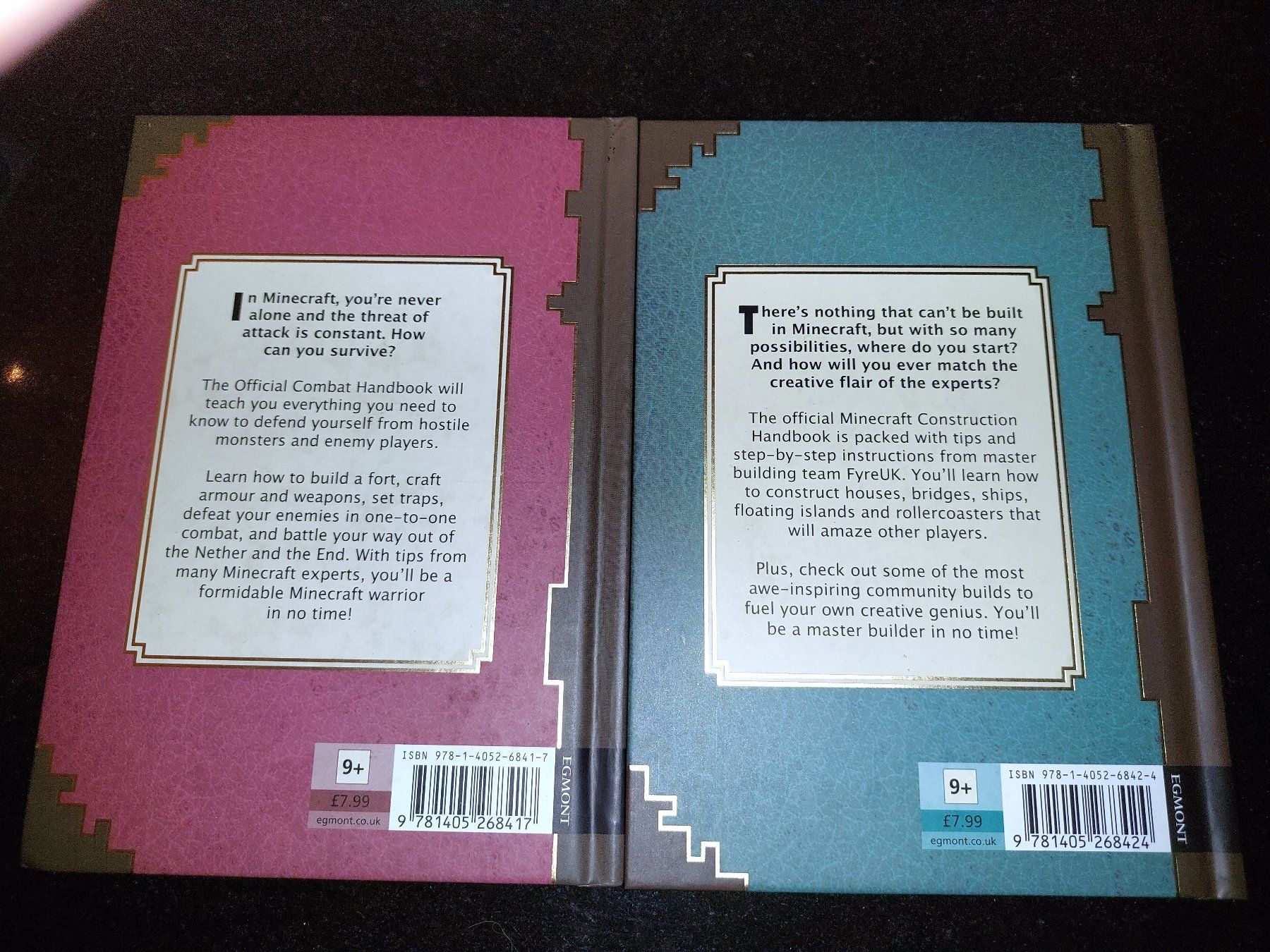 Bücher: MINECRAFT CONSTRUCTION + COMBAT HANDBOOK (ENG) – Gebraucht aus Spiegel b. Bern von Natix 1