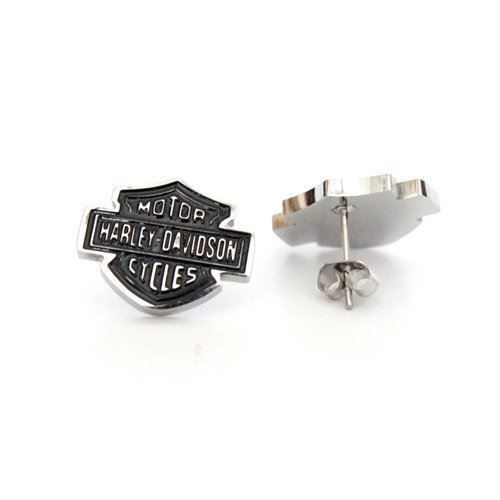 Boucle D'oreille Harley Davidson à Visser - Diamètre ~10 Mm - Neuf De Stock