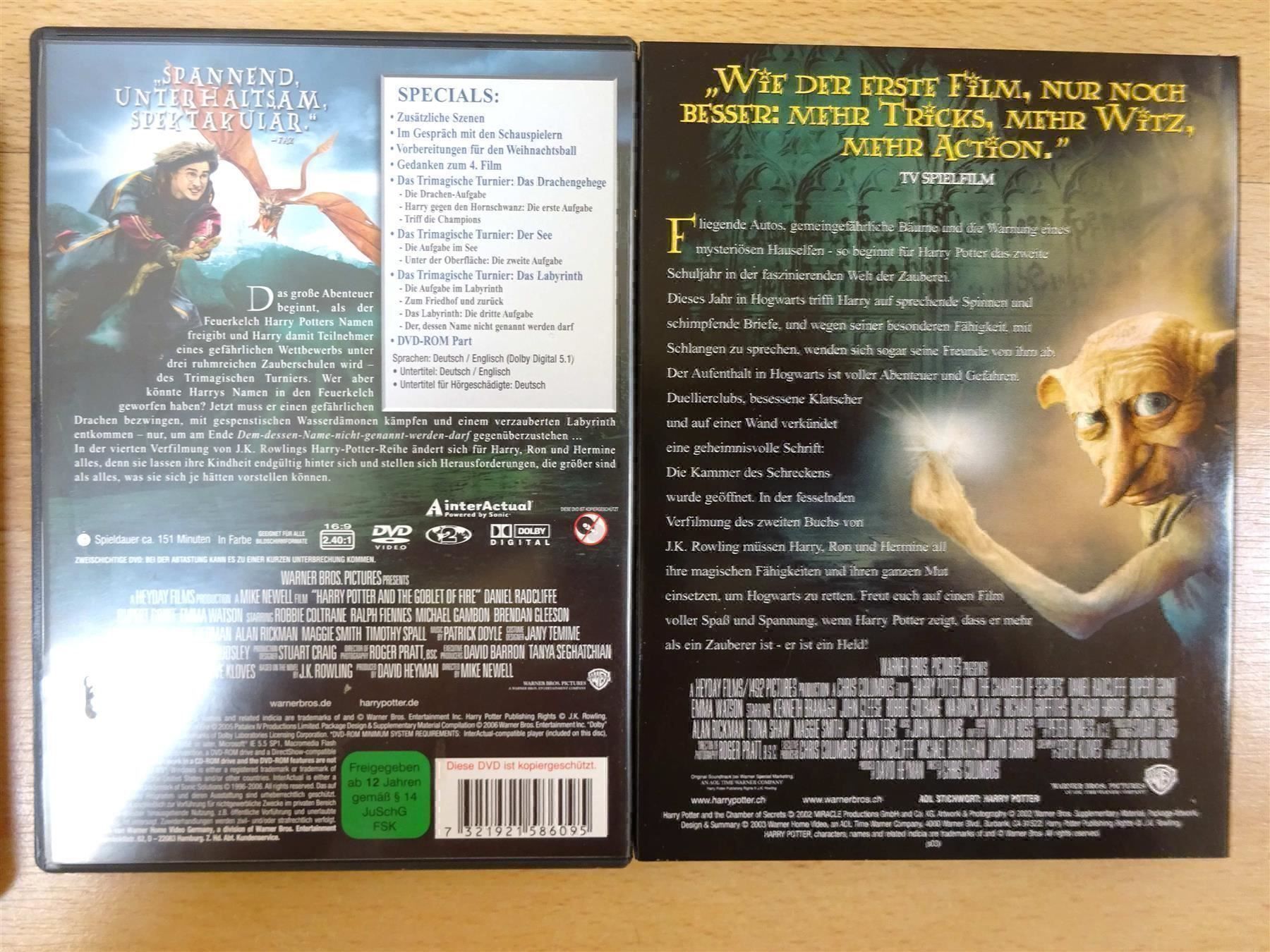 Alle DVDs: DVD Paket - 4 Filme - Fantasy – Gebraucht aus Zofingen von Justizia_01 1