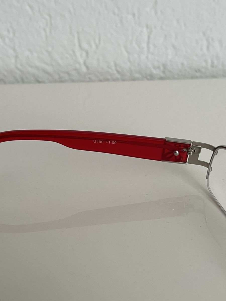 Brillen & Gläser: Rote SV Silva di Vang Brille, +1.00 Dioptrie – Neu und originalverpackt aus Chur von ZATO 3
